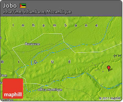 Physical Map of Jobo