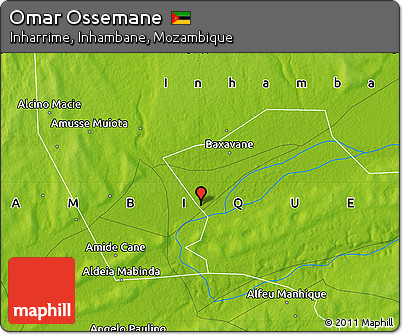 Physical Map of Omar Ossemane