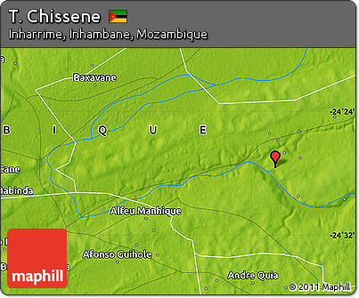 Physical Map of T. Chissene