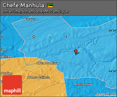 Political Map of Chefe Manhula