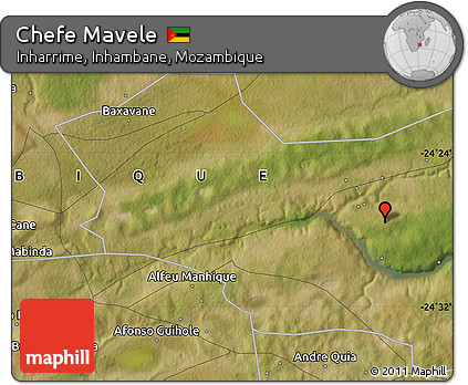 Satellite Map of Chefe Mavele