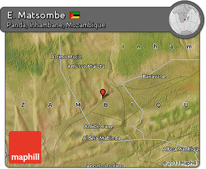Satellite Map of E. Matsombe