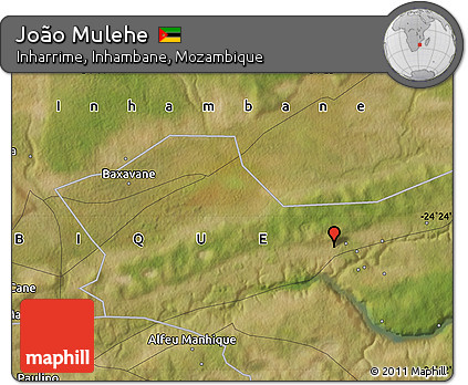 Satellite Map of João Mulehe