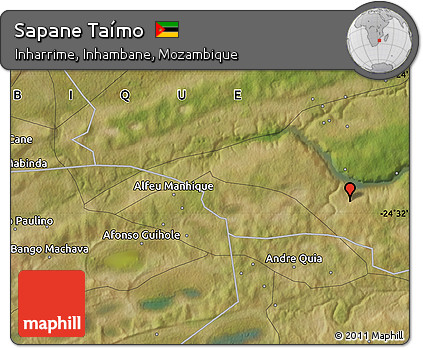 Satellite Map of Sapane Taímo