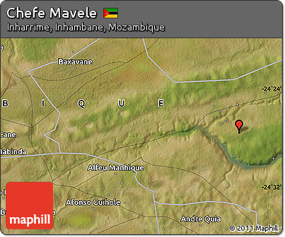 Satellite Map of Chefe Mavele