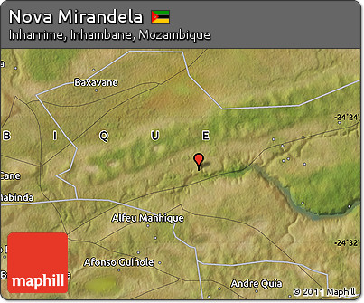Satellite Map of Nova Mirandela