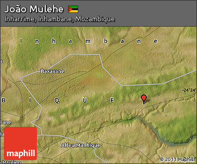 Satellite Map of João Mulehe