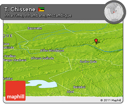 Physical Panoramic Map of T. Chissene