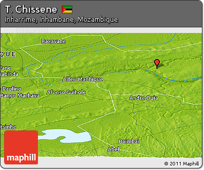 Physical Panoramic Map of T. Chissene