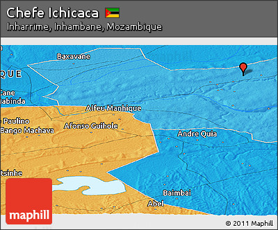 Political Panoramic Map of Chefe Ichicaca