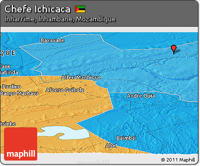 Political Panoramic Map of Chefe Ichicaca