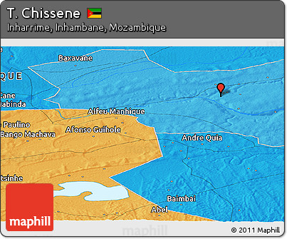 Political Panoramic Map of T. Chissene