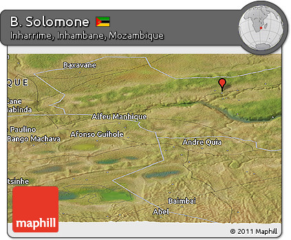 Satellite Panoramic Map of B. Solomone