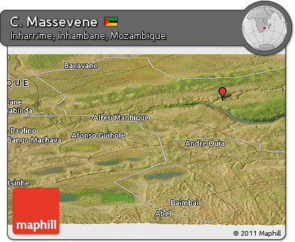 Satellite Panoramic Map of C. Massevene