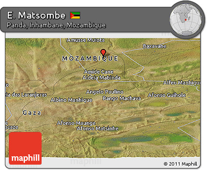 Satellite Panoramic Map of E. Matsombe