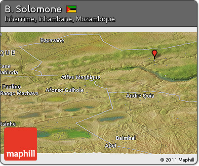 Satellite Panoramic Map of B. Solomone