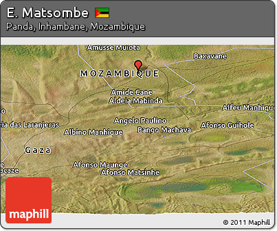 Satellite Panoramic Map of E. Matsombe