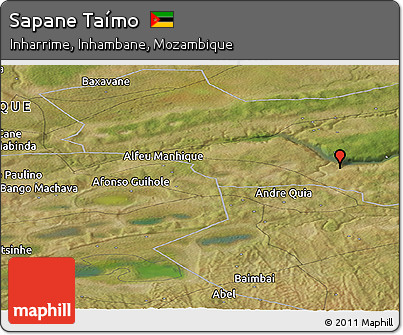 Satellite Panoramic Map of Sapane Taímo