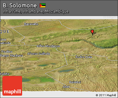 Satellite Panoramic Map of B. Solomone