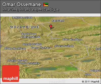 Satellite Panoramic Map of Omar Ossemane