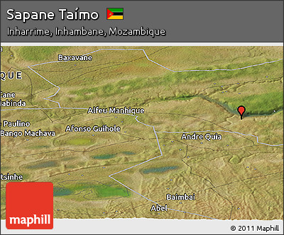 Satellite Panoramic Map of Sapane Taímo