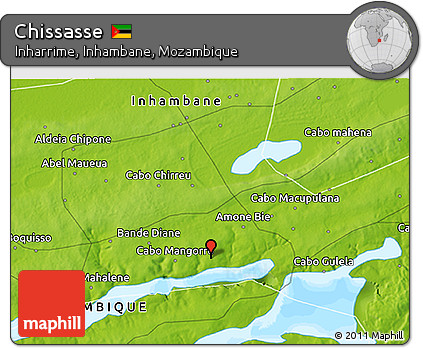 Physical 3D Map of Chissasse
