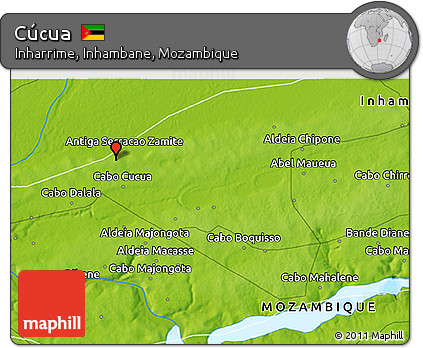 Physical 3D Map of Cúcua