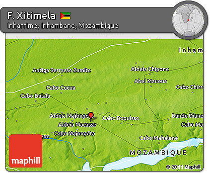 Physical 3D Map of F. Xitimela