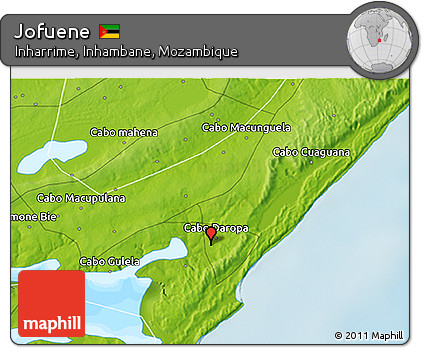 Physical 3D Map of Jofuene
