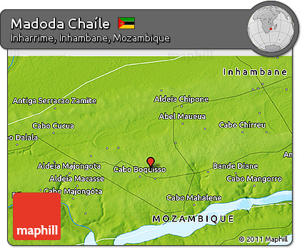 Physical 3D Map of Madoda Chaíle