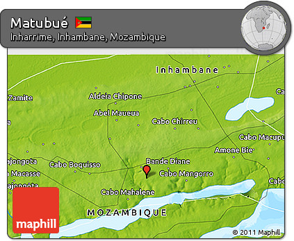 Physical 3D Map of Matubué