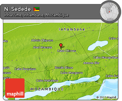 Physical 3D Map of N. Sedede