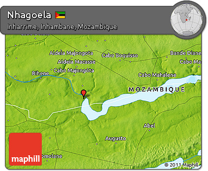 Physical 3D Map of Nhagoela