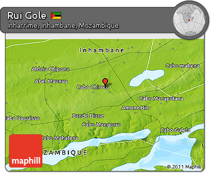 Physical 3D Map of Rui Gole