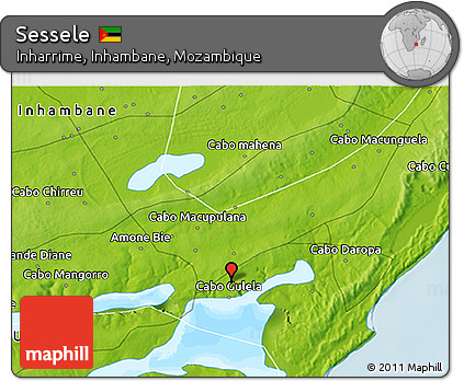 Physical 3D Map of Sessele