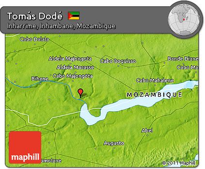 Physical 3D Map of Tomás Dodé