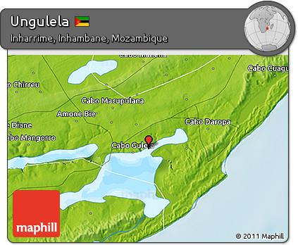 Physical 3D Map of Ungulela
