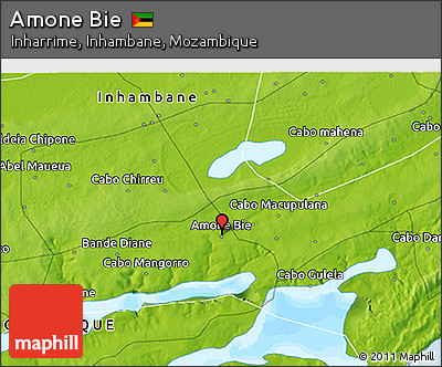 Physical 3D Map of Amone Bie