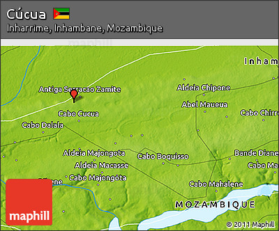 Physical 3D Map of Cúcua