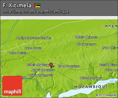 Physical 3D Map of F. Xitimela