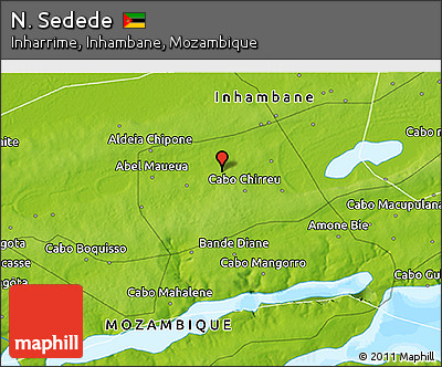 Physical 3D Map of N. Sedede
