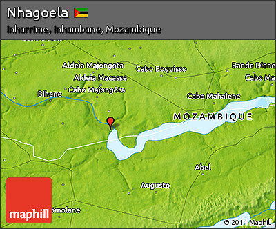 Physical 3D Map of Nhagoela
