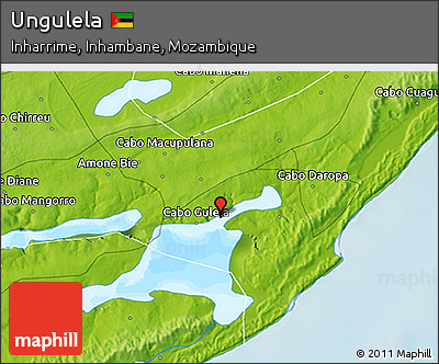 Physical 3D Map of Ungulela