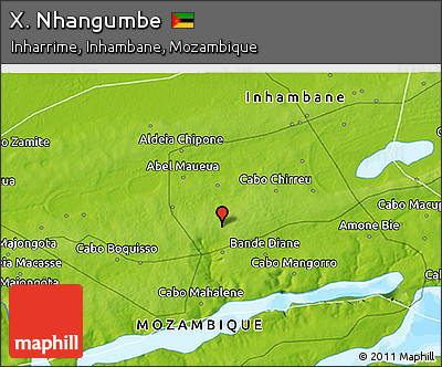Physical 3D Map of X. Nhangumbe