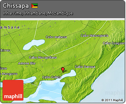 Physical 3D Map of Chissapa