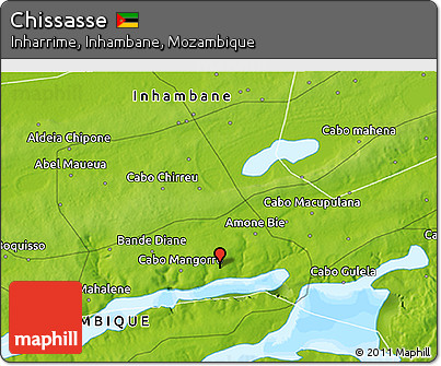 Physical 3D Map of Chissasse