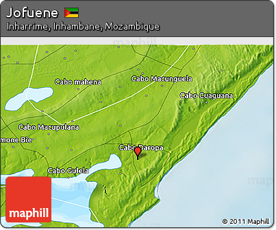 Physical 3D Map of Jofuene