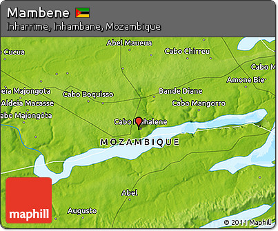 Physical 3D Map of Mambene