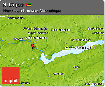 Physical 3D Map of N. Dique
