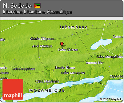 Physical 3D Map of N. Sedede